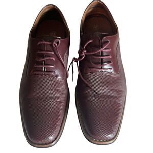 Ferro Aldo Burgundy Dress Shoes Size 7.5